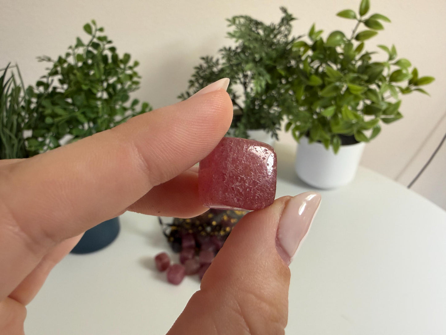 Strawberry Quartz Mini Cubes