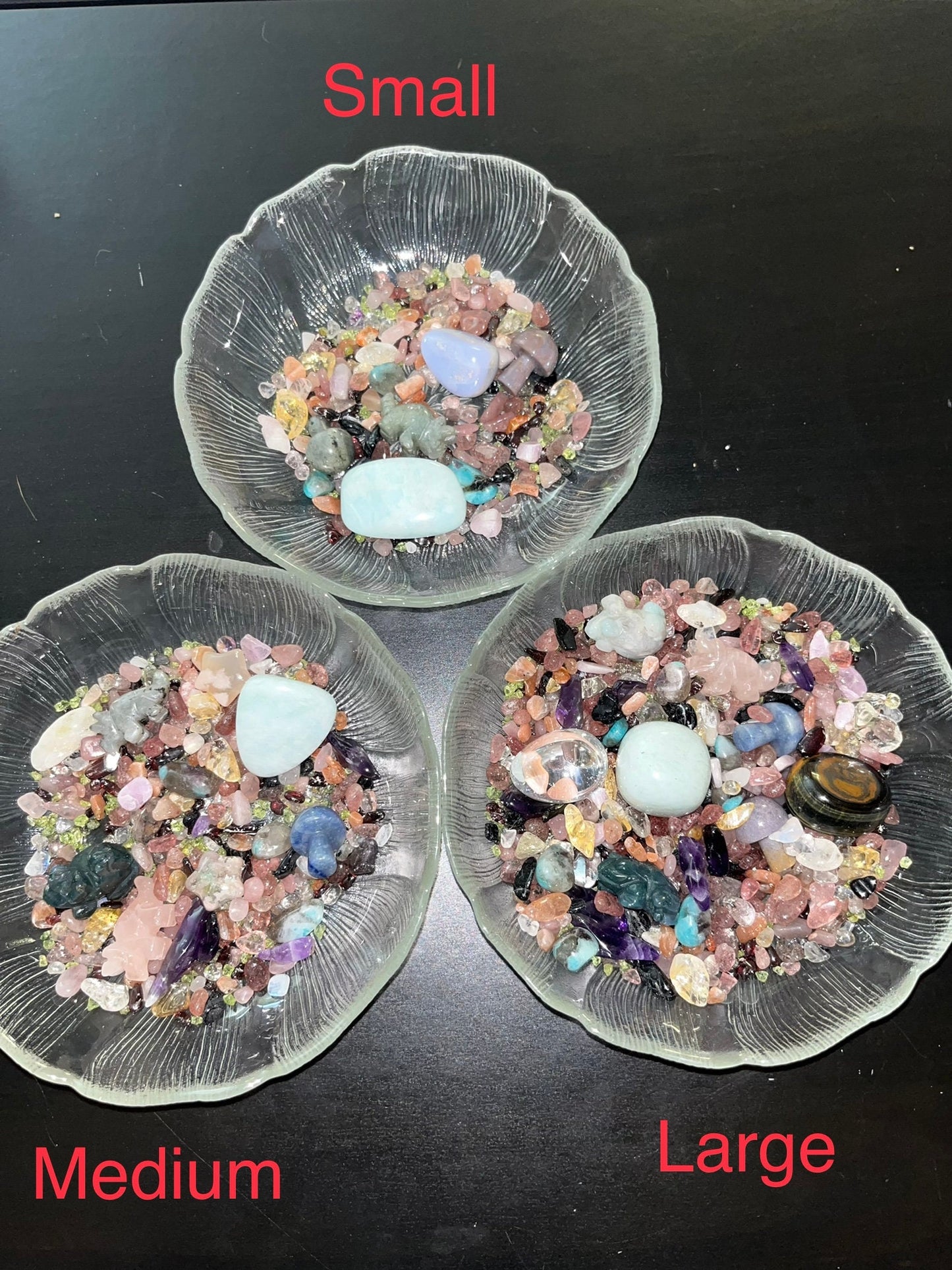 Crystal Confetti Scoop: Carvings, Tumbles, Chips