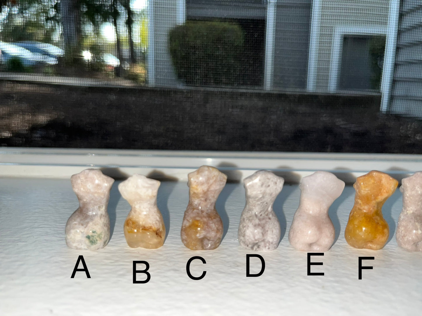 Mini Pink Amethyst Goddess Bodies