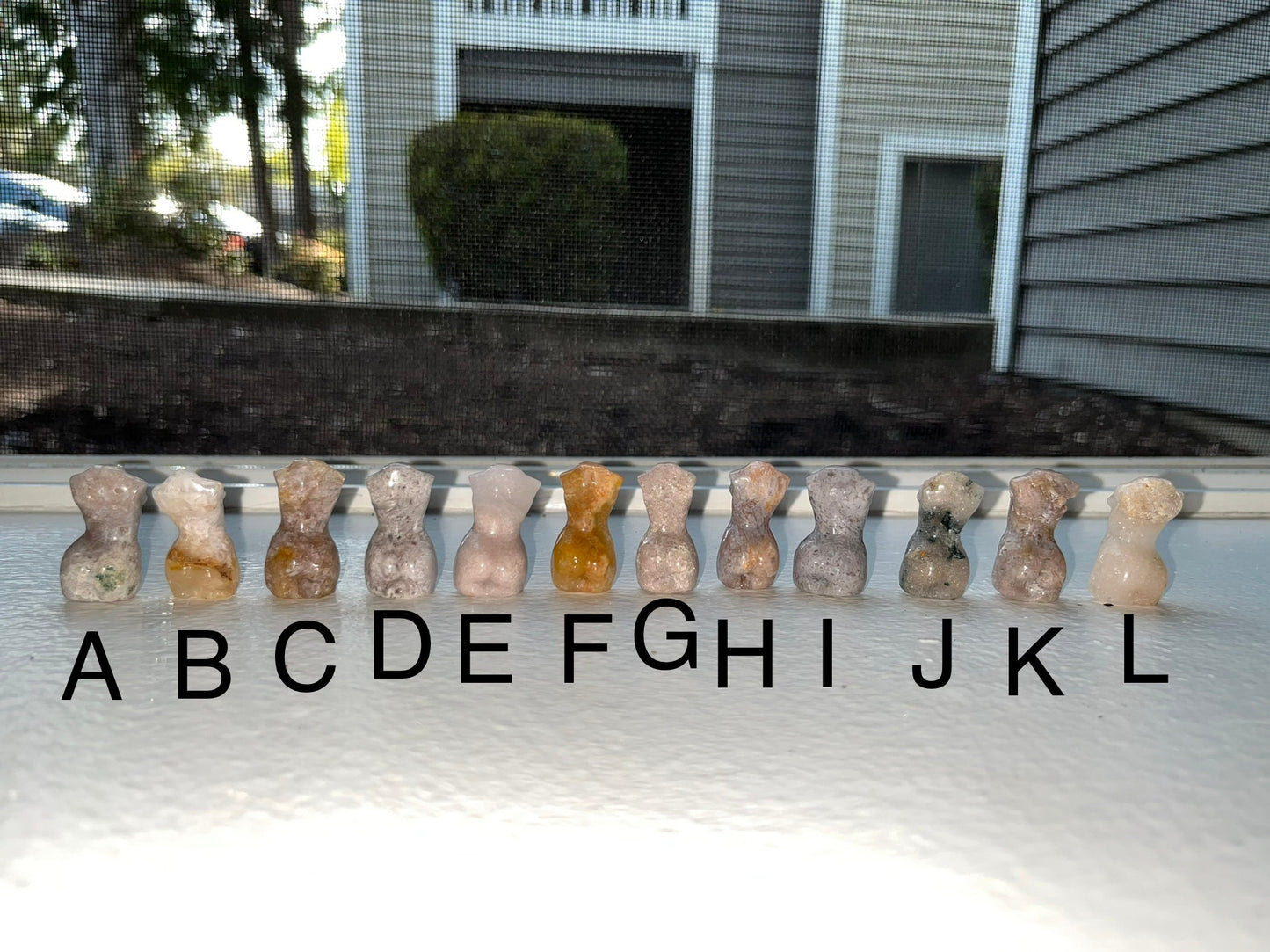 Mini Pink Amethyst Goddess Bodies