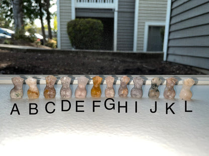 Mini Pink Amethyst Goddess Bodies