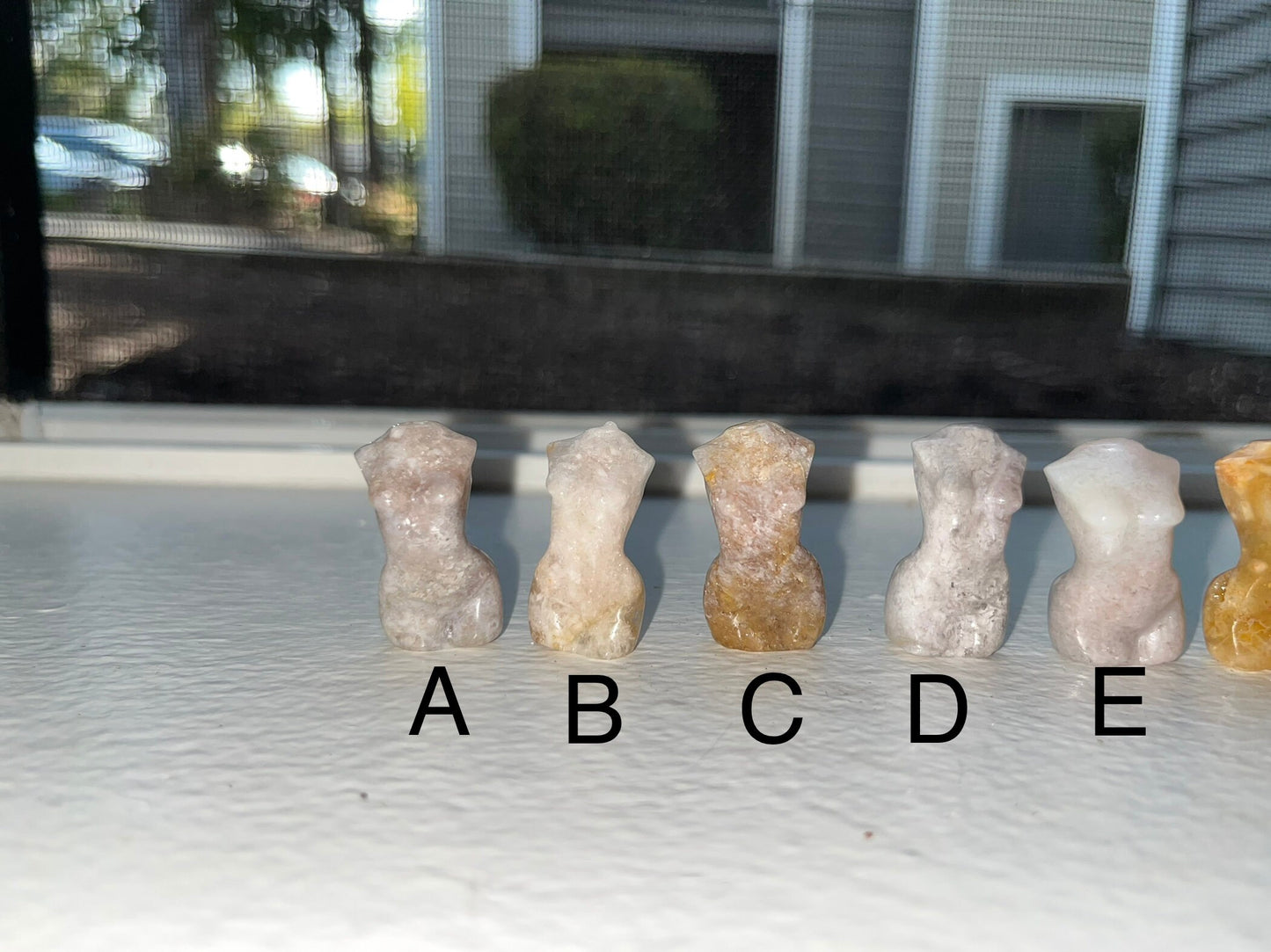 Mini Pink Amethyst Goddess Bodies