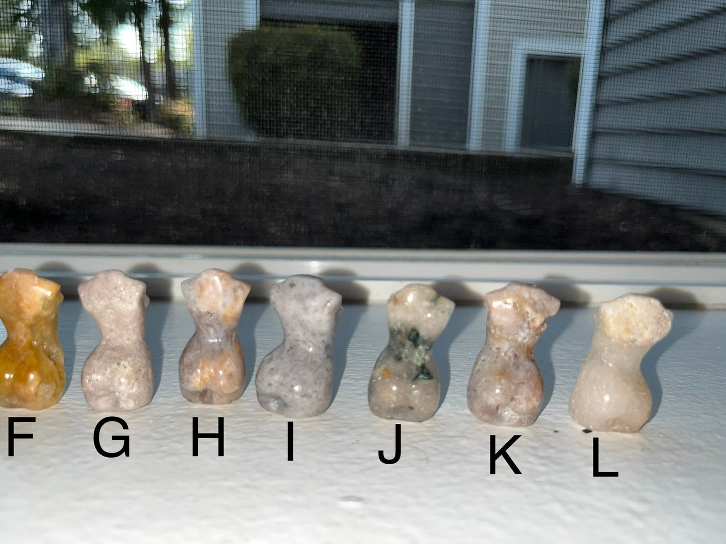 Mini Pink Amethyst Goddess Bodies