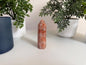 Sunstone Crystal Tower: Warm Peach Orange, Natural Sparkle, Uplifting Energy