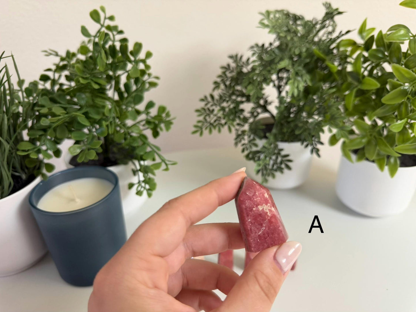 Rhodochrosite Crystal Point Tower