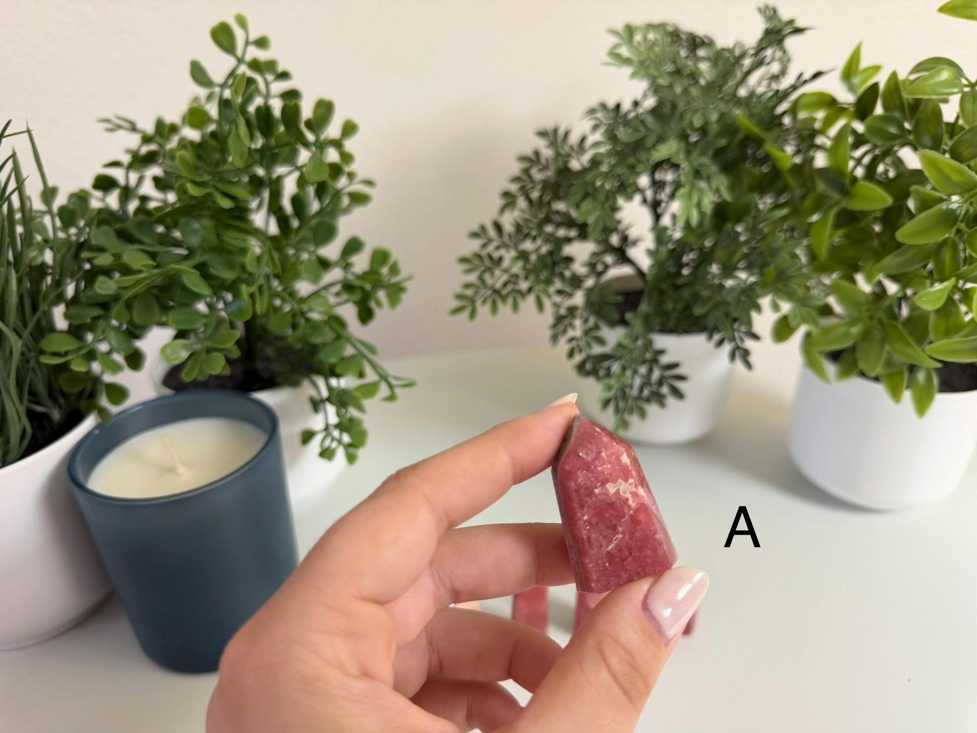 Rhodochrosite Crystal Point Tower