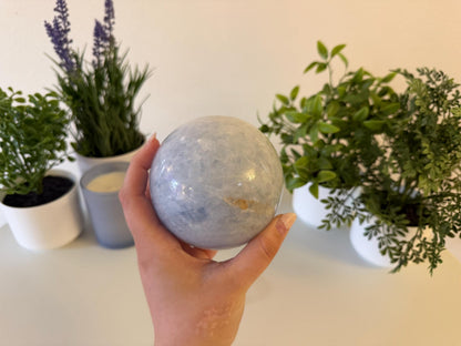 Blue Celestite Sphere