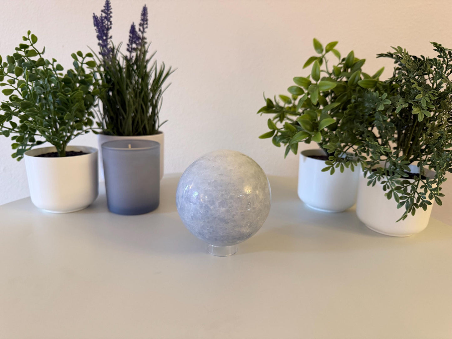 Blue Celestite Sphere