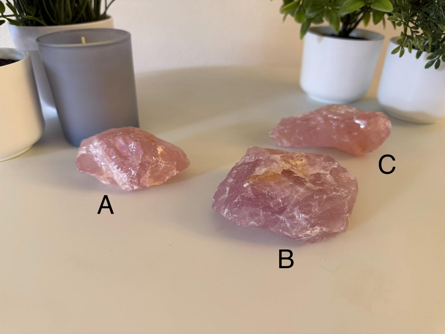 Raw Rose Quartz Chunk
