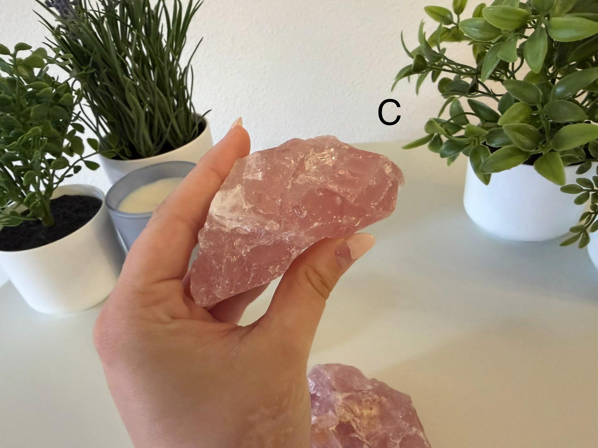 Raw Rose Quartz Chunk