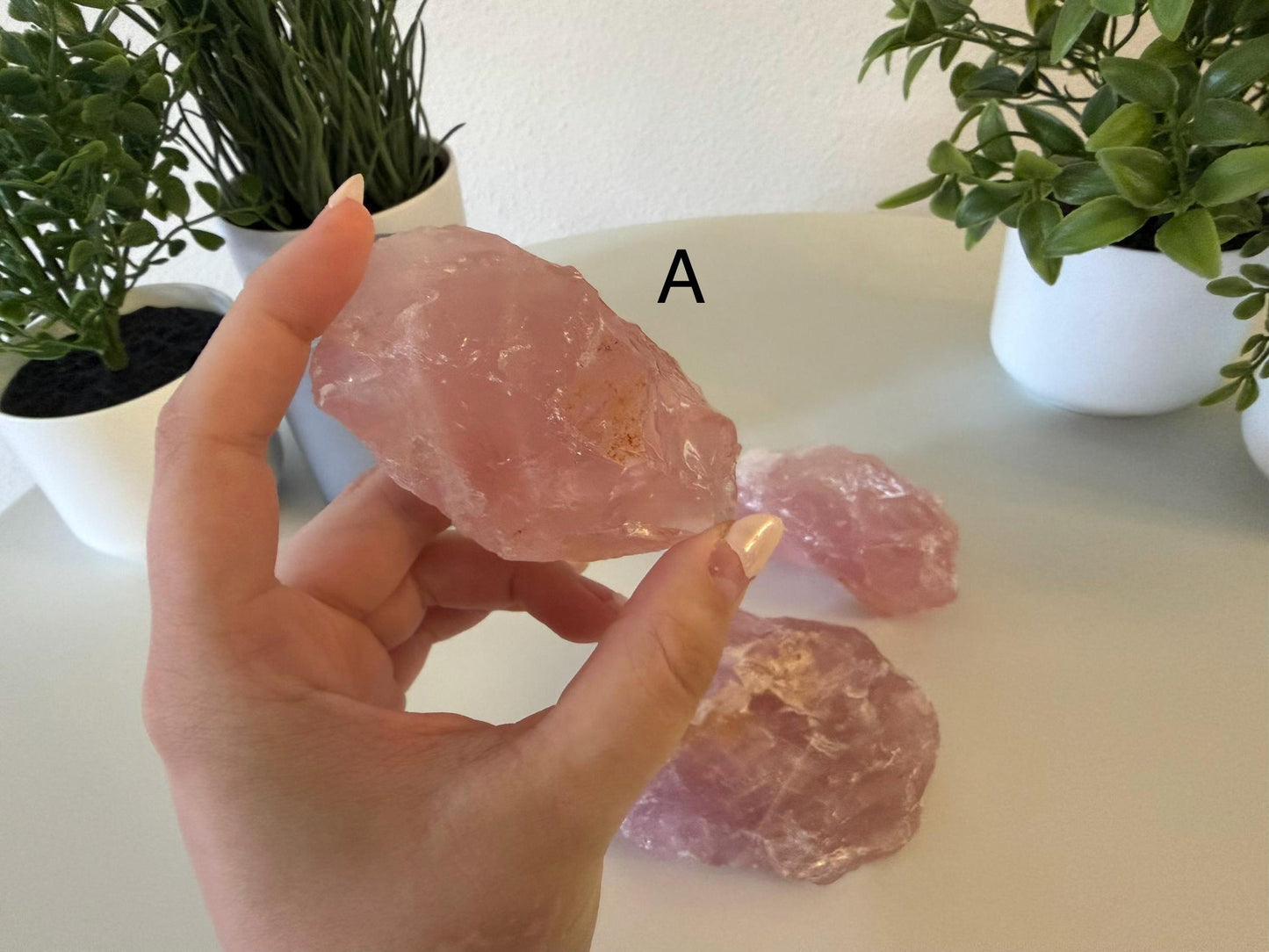 Raw Rose Quartz Chunk
