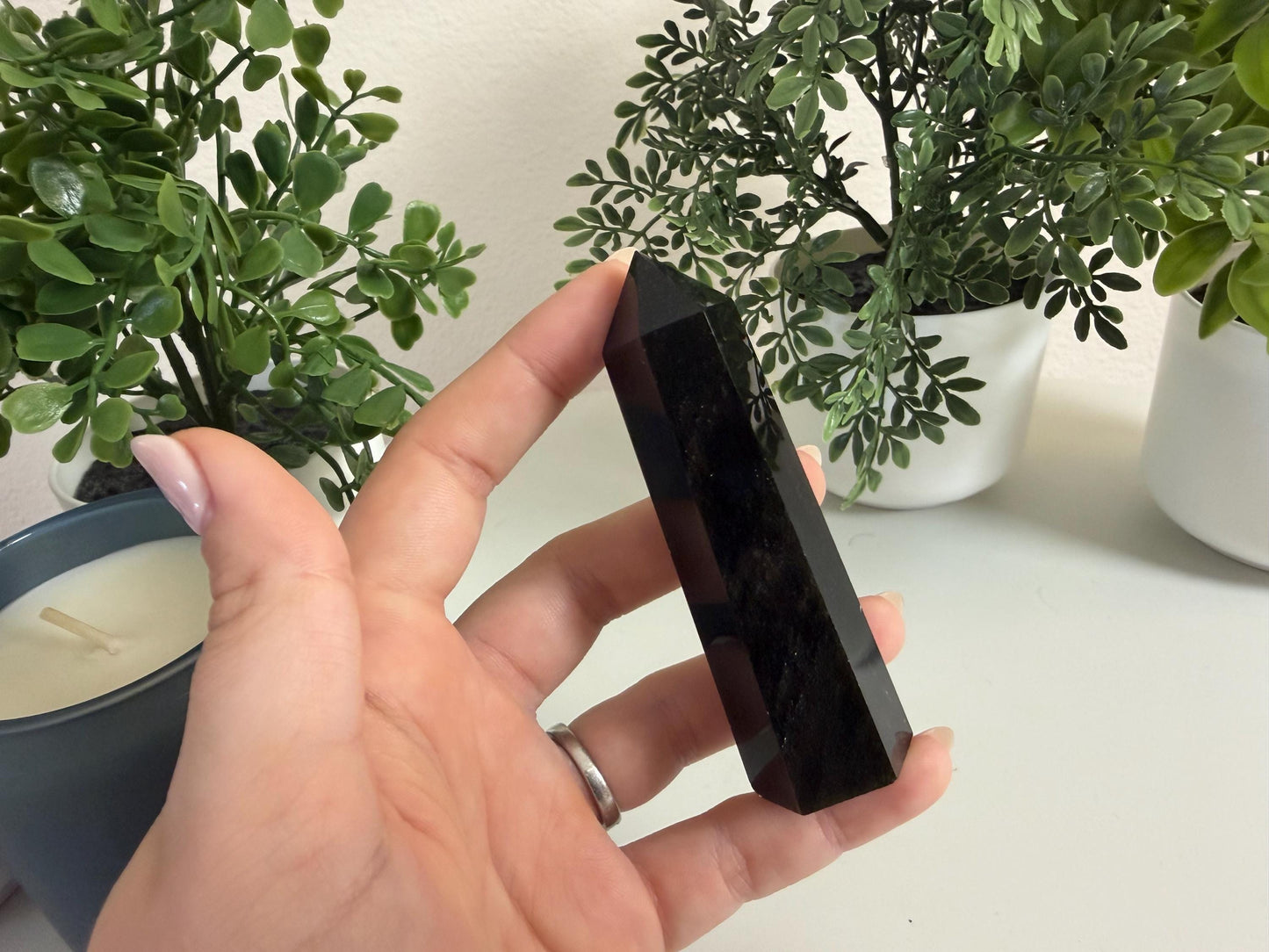 Golden Sheen Obsidian Tower