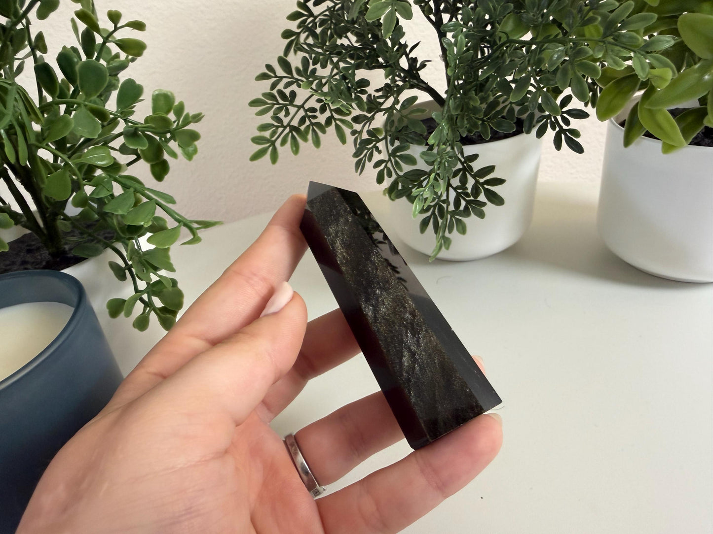 Golden Sheen Obsidian Tower