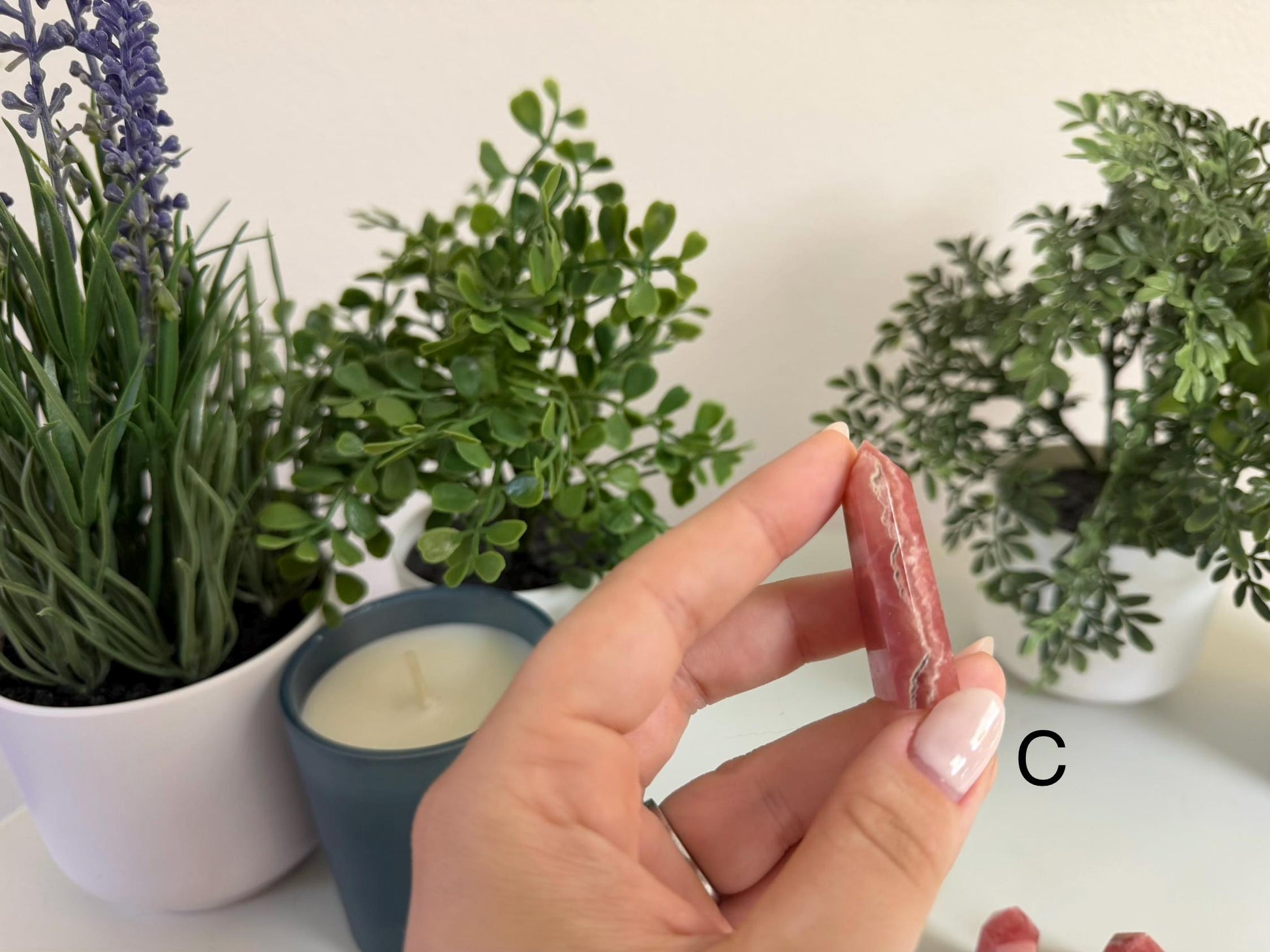 Rhodochrosite Crystal Point Tower