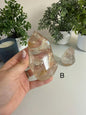 Clear Quartz Flames
