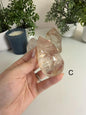 Clear Quartz Flames