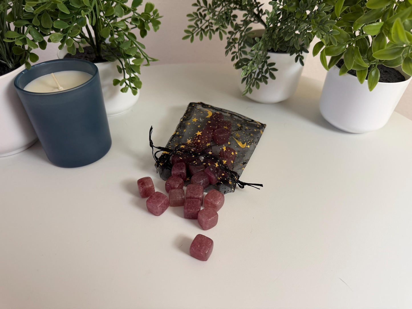 Strawberry Quartz Mini Cubes