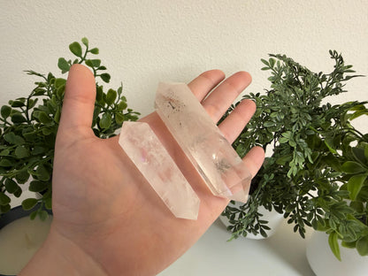 Clear Quartz Double Terminated Points