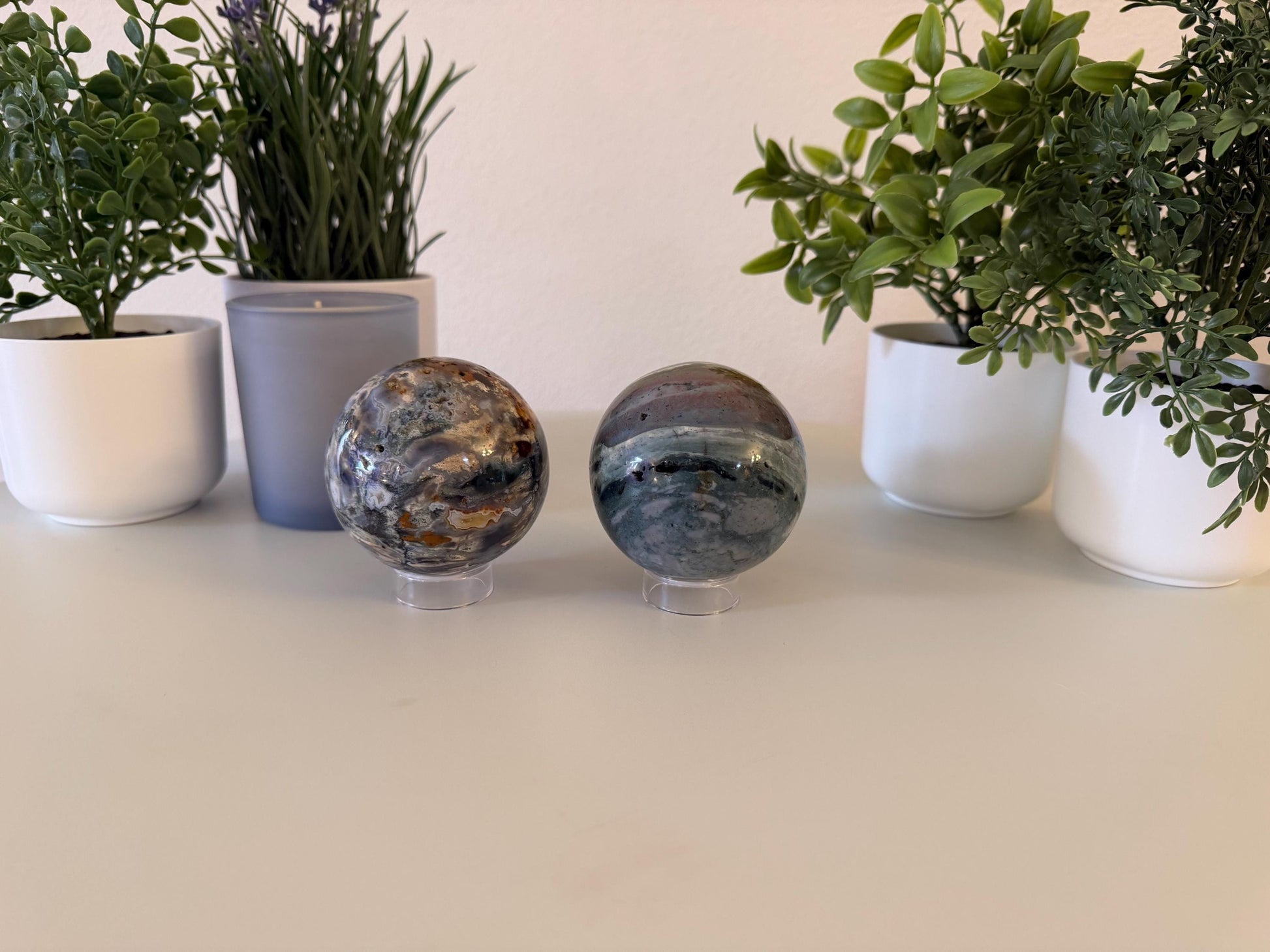 Ocean Jasper Spheres