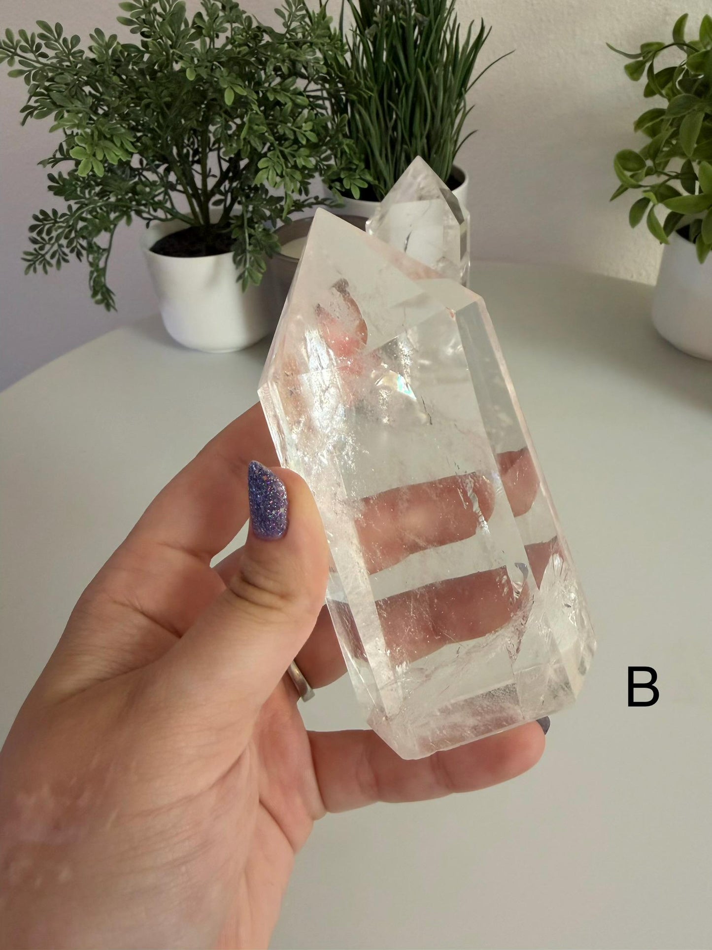 Clear Quartz Tower