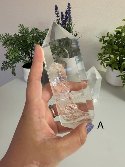 Clear Quartz Tower