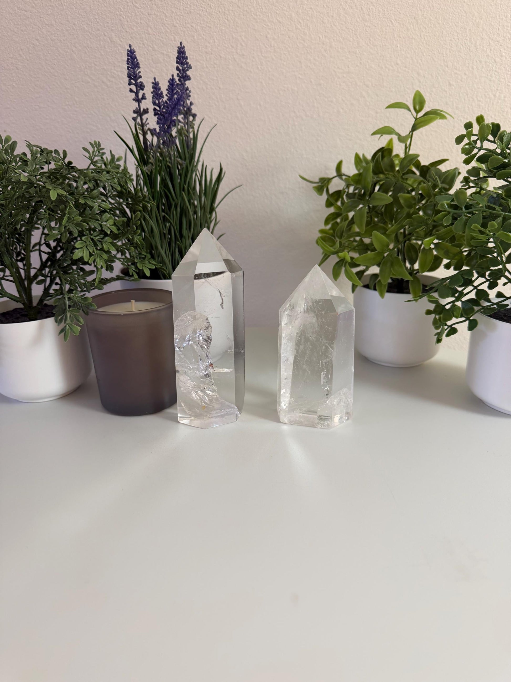 Clear Quartz Tower