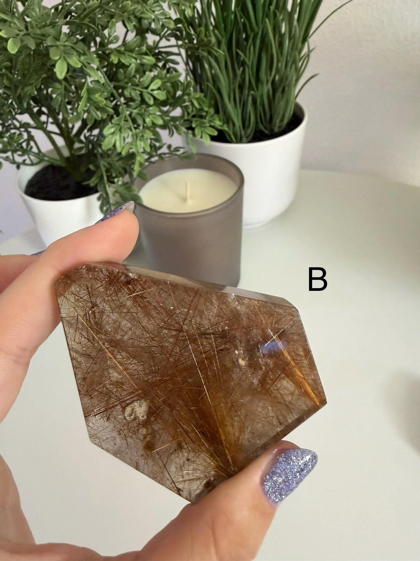 Golden Rutilated Quartz Freeform