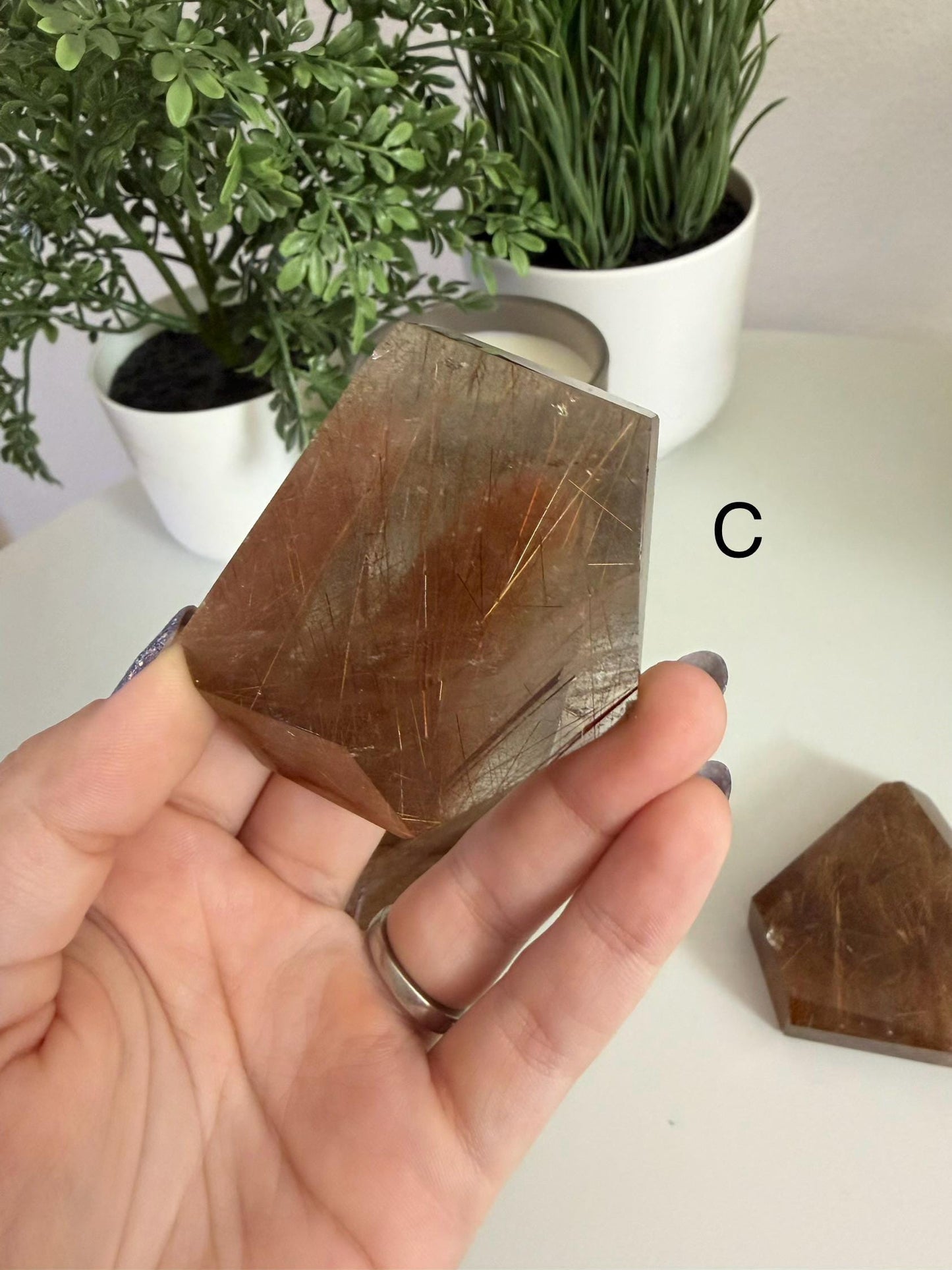 Golden Rutilated Quartz Freeform