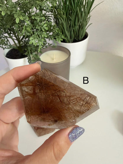 Golden Rutilated Quartz Freeform