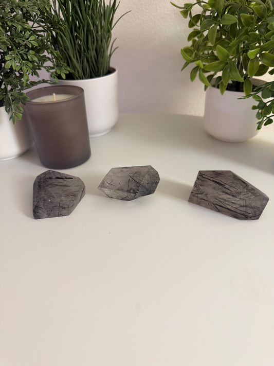 Black Rutilated Quartz Freeform