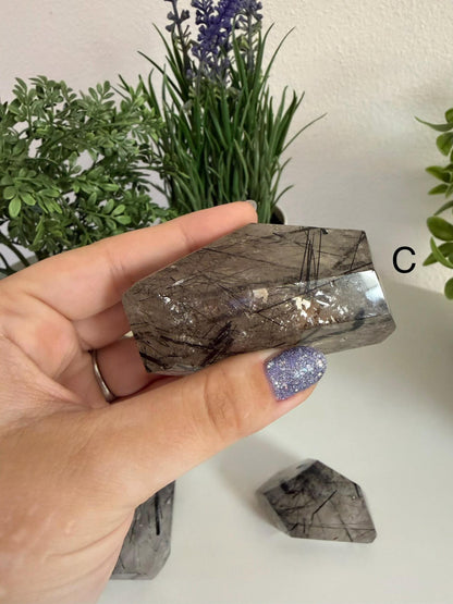Black Rutilated Quartz Freeform