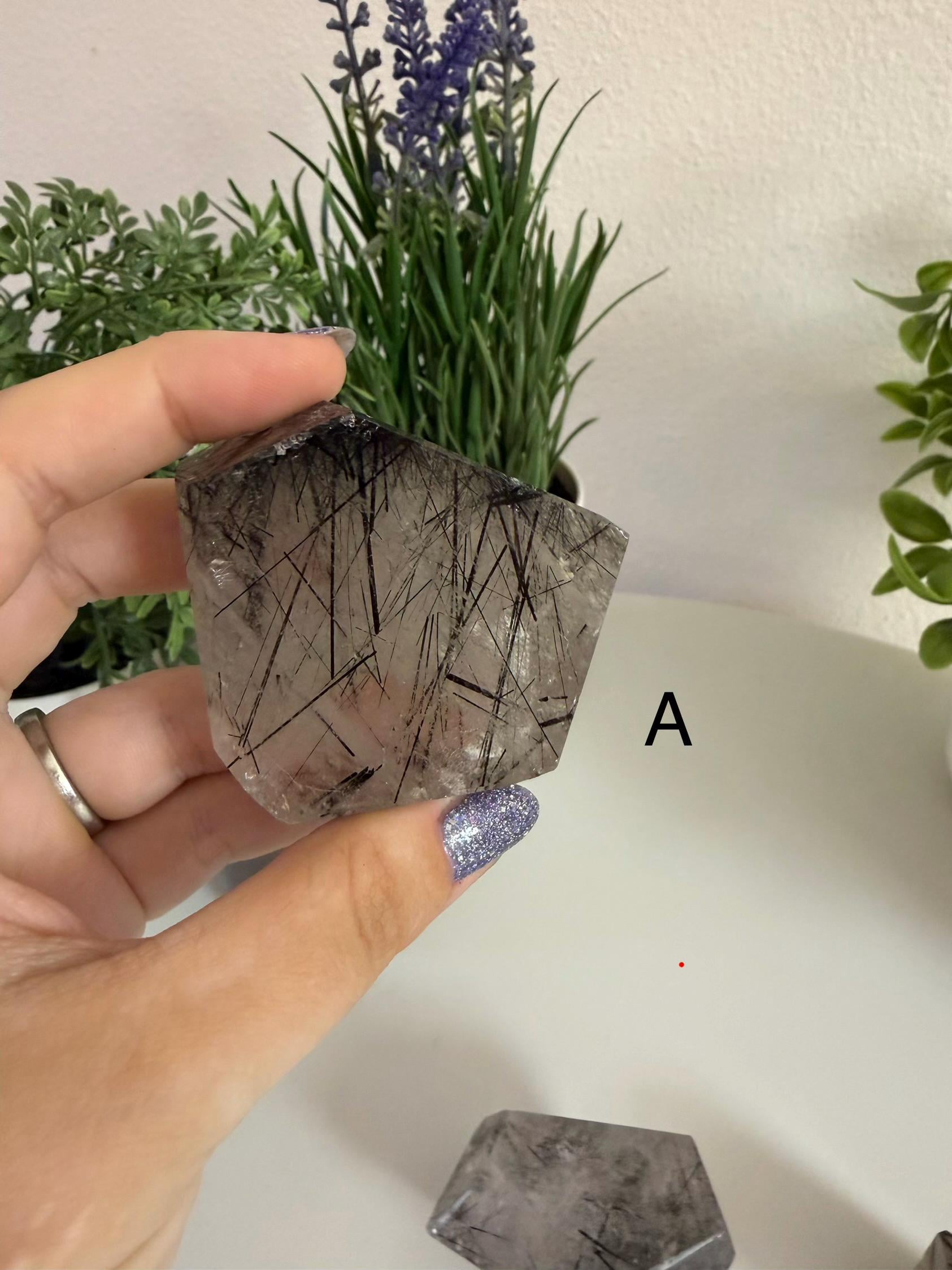 Black Rutilated Quartz Freeform