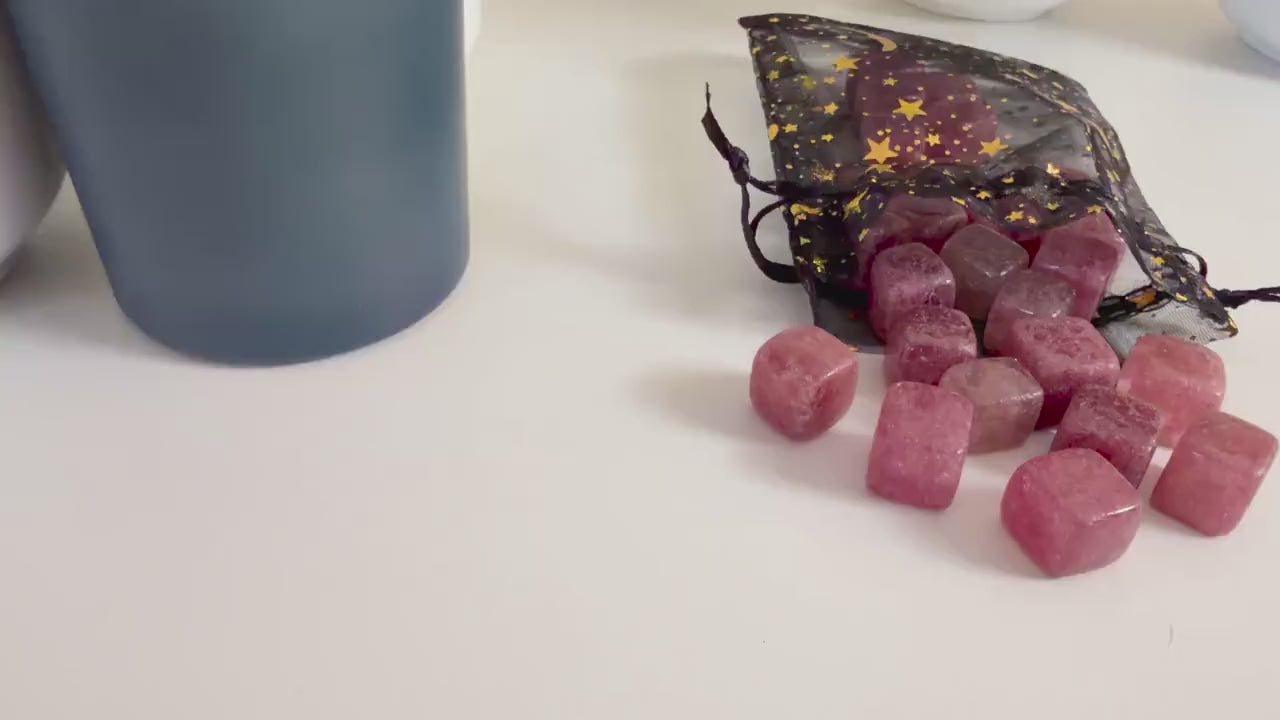 Strawberry Quartz Mini Cubes