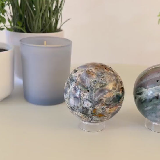 Ocean Jasper Spheres
