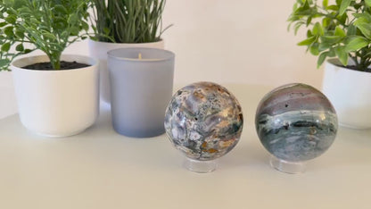 Ocean Jasper Spheres