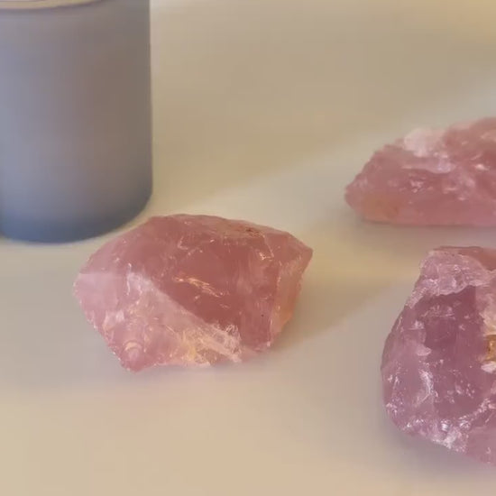 Raw Rose Quartz Chunk