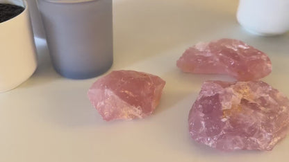 Raw Rose Quartz Chunk
