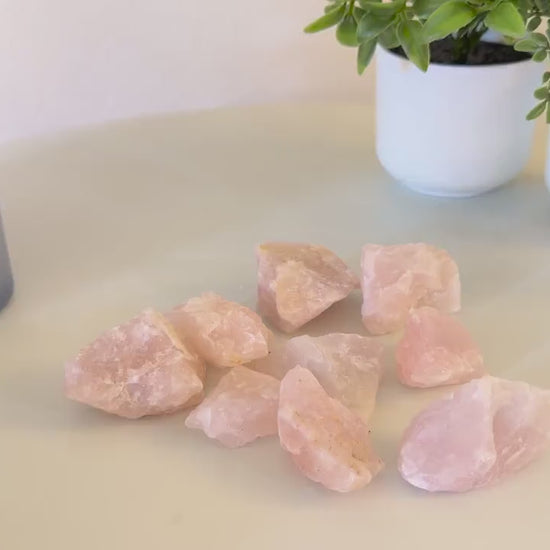 Raw Rose Quartz