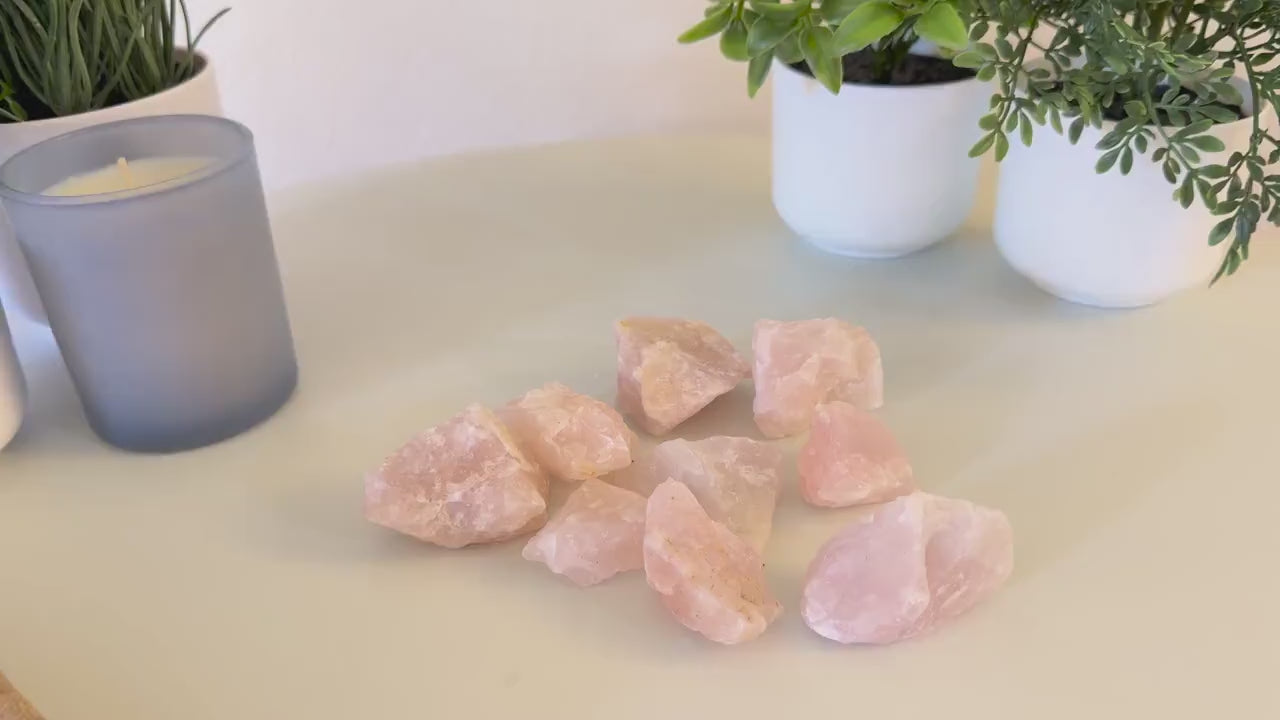 Raw Rose Quartz