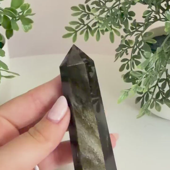 Golden Sheen Obsidian Tower