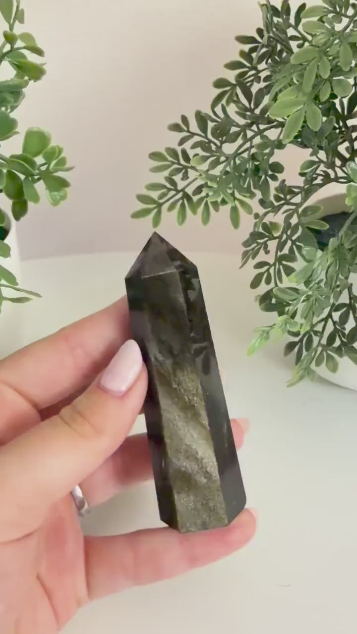 Golden Sheen Obsidian Tower