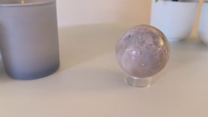 Flower Agate Sphere