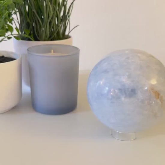 Blue Celestite Sphere