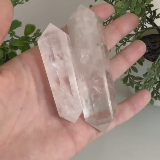 Clear Quartz Double Terminated Points