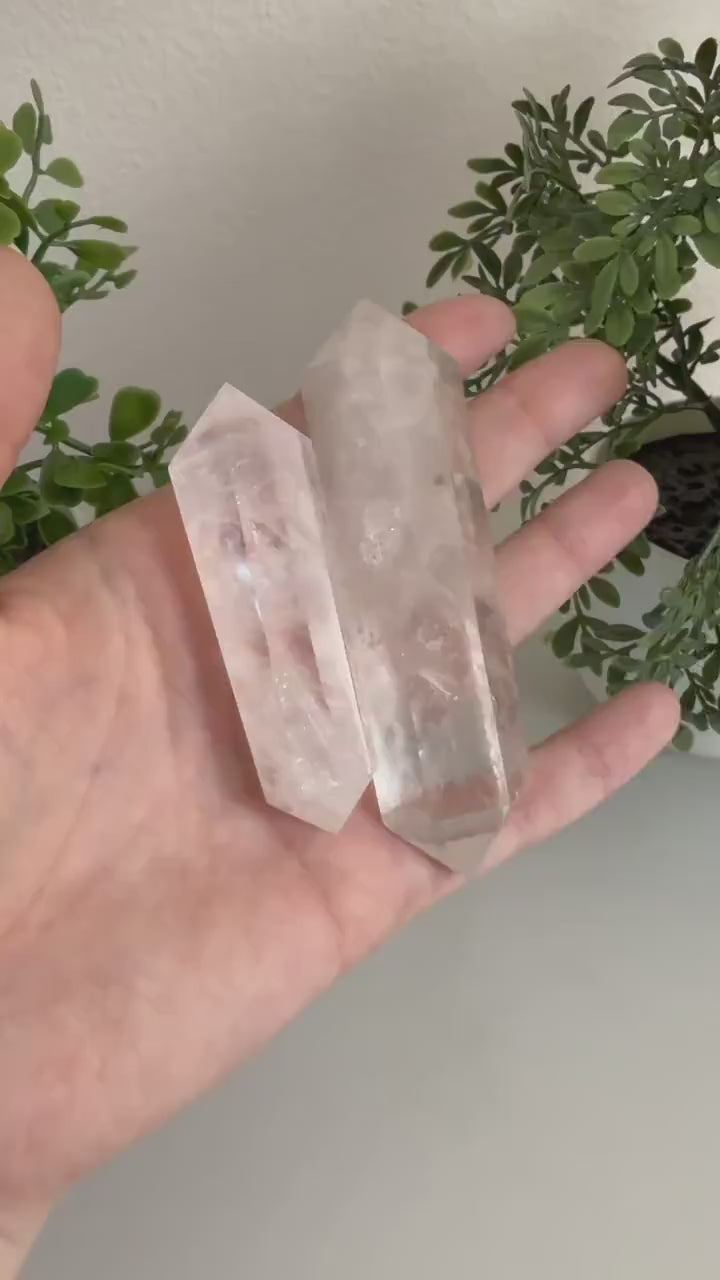 Clear Quartz Double Terminated Points
